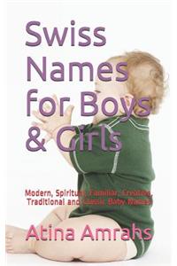 Swiss Names for Boys & Girls