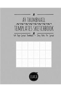 A4 Thumbnail Templates Sketchbook