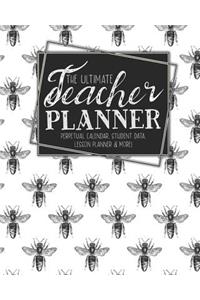 The Ultimate Teacher Planner Perpetual Calendar, Student Data, Lesson Planner & More