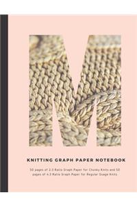 Knitting Graph Paper Notebook