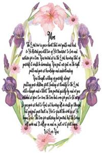 Mom We Love You - Irises Journal