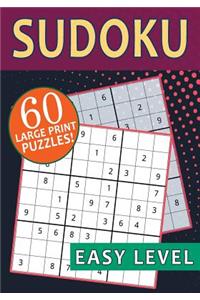 Sudoku 60 Large Print Puzzles! Easy Level