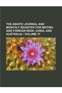 Asiatic Journal Volume 37