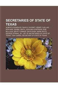 Secretaries of State of Texas