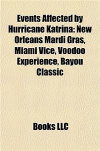 Events Affected by Hurricane Katrina