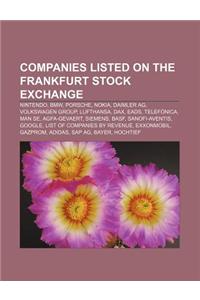 Companies Listed on the Frankfurt Stock Exchange