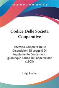 Codice Delle Societa Cooperative