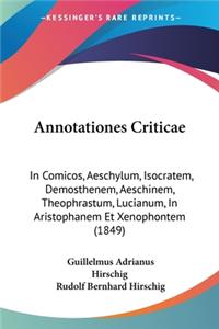 Annotationes Criticae