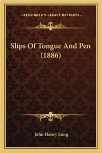 Slips Of Tongue And Pen (1886)