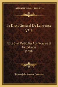 Droit General De La France V5-6