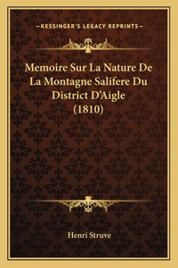 Memoire Sur La Nature De La Montagne Salifere Du District D'Aigle (1810)