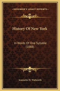 History Of New York