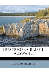 Tersteegens Brief in Auswahl...