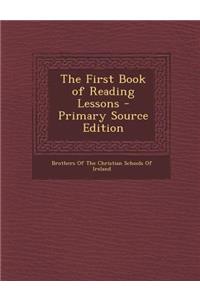 First Book of Reading Lessons
