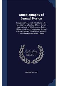 Autobiography of Lemuel Norton