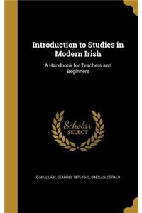 Introduction to Studies in Modern Irish