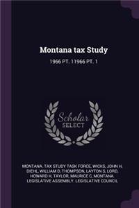 Montana Tax Study