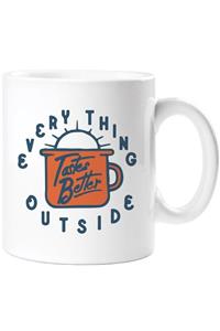 Everything Tastes Better Outside Mug