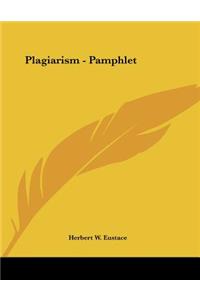 Plagiarism - Pamphlet
