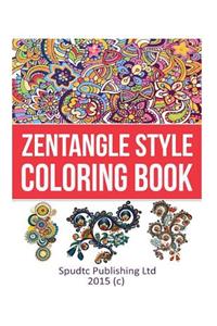 Zentangle Style Coloring Book