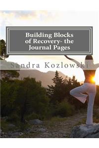 Building Blocks of Recovery- the Journal Pages