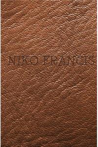 Niko Francis: Personalized Name Journal (Brown Leather Look)