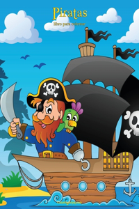 Piratas libro para colorear 1