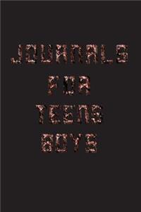 Journals For Teens Boys