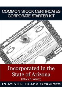 Common Stock Certificates Corporate Starter Kit