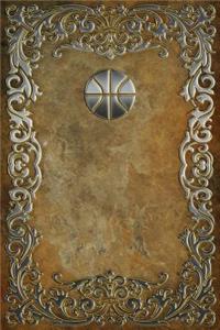 Monogram Basketball Notebook
