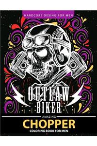 Chopper Coloring Book for men