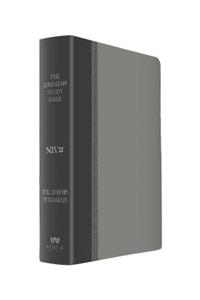 The Jeremiah Study Bible, Niv: (Gray W/ Burnished Edges) Leatherluxe(r)