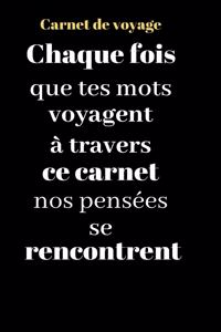 Carnet de voyage