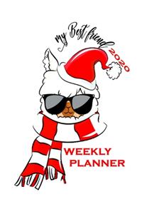 weekly planner my best friend 2020