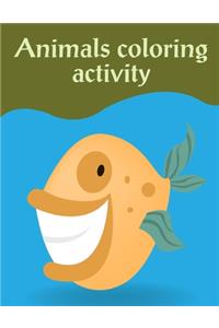 Animals Coloring Activity