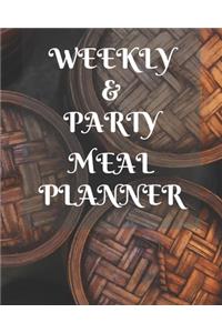 Weekly Meal & Party Planner