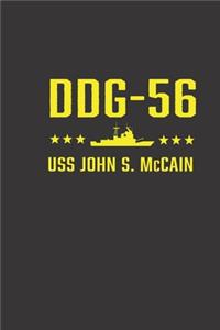 dog-56 uss john s McCain notebook