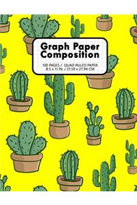 Graph Paper Notebook 100 Pages / Quad Ruled Paper