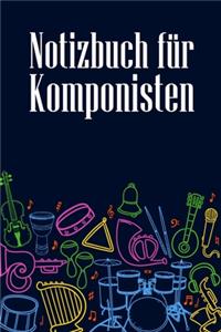 Notizbuch für Komponisten