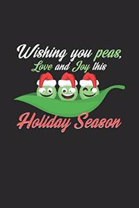 Wishing you peas love and joy holiday