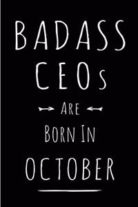 Badass CEOs Are Born In October