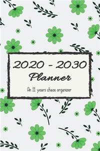 2020 - 2030 Planner