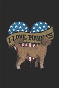 Poodle USA Flag