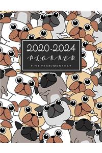2020-2024 Planner Five Year Monthly