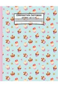 Cupcakes Composition Notebook