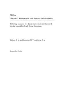 Filtering Analysis of a Direct Numerical Simulation of the Turbulent Rayleigh-Benard Problem