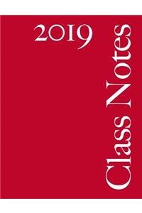 Class Notes 2019