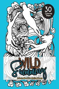 Wild Swimming Coloring Pages For Adults & Teens