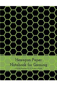 Hexagon Paper Notebook for Gaming