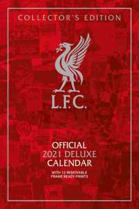 Liverpool FC 2021 Deluxe Calendar - Official Deluxe A3 Wall Format Calendar